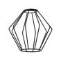 SE21-GM-4-4BL-GR1 ADEPT TUBE Gold Matt Pendant Black Metal Grid+ HOMELIGHTING 77-8623