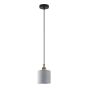 SE21-BR-10-SH2 MAGNUM BRONZE Grey Shade Pendant+ HOMELIGHTING 77-8732