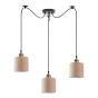 SE21-BR-10-BL3-SH3 MAGNUM BRONZE Brown Shade Pendant+ HOMELIGHTING 77-8741