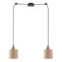 SE21-BR-10-BL2-SH3 MAGNUM BRONZE Brown Shade Pendant+ HOMELIGHTING 77-8742
