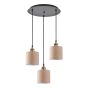 SE21-BR-10-3BL-SH3 MAGNUM BRONZE Brown Shade Pendant+ HOMELIGHTING 77-8743
