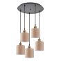 SE21-BR-10-5BL-SH3 MAGNUM BRONZE Brown Shade Pendant+ HOMELIGHTING 77-8744