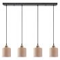 SE21-BR-10-4BL-SH3 MAGNUM BRONZE Brown Shade Pendant+ HOMELIGHTING 77-8745
