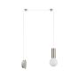 SE21-NM-4-NM1W-GL2 ADEPT TUBE Nickel Matt Wall Lamp Smoked Glass+ HOMELIGHTING 77-8805