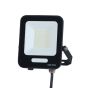 ΠΡΟΒΟΛΕΑΣ LED SMD 30W ΜΑΥΡΟΣ IP66 6500K PLUS Eurolamp 147-69006