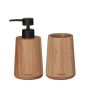 Earth oak set δοχείο κρεμοσάπουνου 150 ml & ποτήρι οδοντόβουρτσας Sealskin  800031