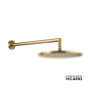 Βραχίονας Τοίχου Στρογγυλός  35εκ., Vicario Brushed Gold 800086-201