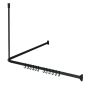 Easy roll black βραχίονας μπάνιου γωνιακός Sealskin  800128