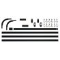 Easy roll black βραχίονας μπάνιου γωνιακός Sealskin  800128