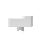 Tiger 2-Store Επιτοίχιο Ράφι με Θήκες και Κρεμάστρες 25 cm White 800375  800375