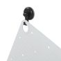 Ribb Αντιολισθητικό Πατάκι 55x55cm White with Black Hook Sealskin 800620