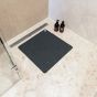 Ribb Αντιολισθητικό Πατάκι 55x55cm Anthracite with Black Hook Sealskin  800621