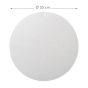 Rubelle Αντιολισθητικό Πατάκι Φ55cm White Sealskin 800626
