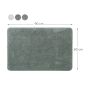 Cosima Πατάκι Μπάνιου 60x90cm Green Sealskin  800631