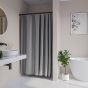 Cosima 180x200 grey κουρτίνα μπάνιου πλαστική Sealskin 800639