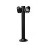 it-Lighting Shasta 2xGU10 Outdoor Pole Light Black D:150x305x600mm 80400814