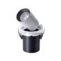 ΣΠΟΤ ΧΩΝΕΥΤΟ ΚΙΝΗΤΗ ΒΑΣΗ 12W 3000Κ Φ110 ΛΕΥΚΟ PRO Eurolamp 145-65021