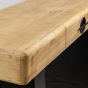 ΚΟΝΣΟΛΑ MDF - ΜΕΤΑΛΛΙΚΗ ΜΑΥΡΗ - ΦΥΣΙΚΟ 120x40x72cm Eurolamp 810-00242