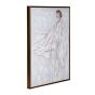 S/2 ΠΙΝΑΚΕΣ ΜΕ ΠΛΑΙΣΙΟ ΓΥΝΑΙΚΑ ΛΕΥΚΟΙ 50x70cm Eurolamp 812-10056