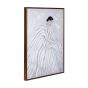 S/2 ΠΙΝΑΚΕΣ ΜΕ ΠΛΑΙΣΙΟ ΓΥΝΑΙΚΑ ΛΕΥΚΟΙ 50x70cm Eurolamp 812-10056