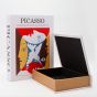 S/2 ΚΟΥΤΙΑ ΒΙΒΛΙΑ PICASSO ΞΥΛΙΝΑ ΛΕΥΚΟ - ΚΟΚΚΙΝΟ - ΜΑΥΡΟ 34x25x7cm / 27x20x5.5cm Eurolamp 819-00465