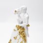 ΖΕΥΓΑΡΙ ΠΟΛΥΡΕΖΙΝ ΛΕΥΚΟ - ΧΡΥΣΟ 11.2x5x20cm Eurolamp 819-00908