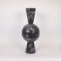 ΒΑΖΟ ΜΕΤΑΛΛΙΚΟ ΜΩΣΑΪΚΟ ΜΑΥΡΟ ΑΝΤΙΚΕ 30x30x74cm Eurolamp 819-01072