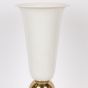 ΒΑΖΟ ΜΕΤΑΛΛΙΚΟ ΛΕΥΚΟ - ΧΡΥΣΟ 21.5x15x52cm Eurolamp 819-01100