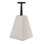 ΚΗΡΟΠΗΓΙΟ MDF - ΜΕΤΑΛΛΙΚΟ ΛΕΥΚΟ - ΜΑΥΡΟ 20x20x33cm Eurolamp 819-01529