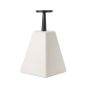 ΚΗΡΟΠΗΓΙΟ MDF - ΜΕΤΑΛΛΙΚΟ ΛΕΥΚΟ - ΜΑΥΡΟ 20x20x43cm Eurolamp 819-01531