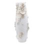 ΒΑΖΟ ΜΕ ΛΟΥΛΟΥΔΙΑ ΠΟΛΥΡΕΖΙΝ ΛΕΥΚΟ 24x24x60cm Eurolamp 819-01596