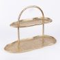 ΟΡΝΤΕΒΙΕΡΑ ΜΕΤΑΛΛΙΚΗ ΧΡΥΣΗ 47.5x19.5x7cm Eurolamp 819-01808