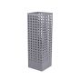 ΟΜΠΡΕΛΟΘΗΚΗ ΜΕΤΑΛΛΙΚΗ ΑΝΟΙΧΤΟ ΓΚΡΙ 15.5x15.5x49cm Eurolamp 819-02528