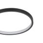 Πλαφονιέρα Οροφής Μαύρο 40,5cm LED 3000-6500Κ 2100lm Μνήμη,Tηλεχειριστήριο, Νυχτός Eglo Gafares 900421