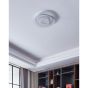 Πλαφονιέρα Οροφής Λευκή 38xH5,6cm  LED 4000K 2100lm Eglo Palagiano 900864