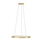 Κρεμαστό Φωτιστικό 58cm LED 3000K 3000lm Χρυσό Eglo Vallerosa 900917