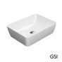 Νιπτήρας Πορσελάνης Sand 60x38 GSI White 9036-300