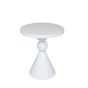 ΤΡΑΠΕΖΙ BOHΘΗΤΙΚΟ ΜΕΤΑΛΛΙΚΟ ΛΕΥΚΟ 35x35x40cm Eurolamp 810-00033