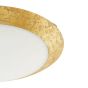 Πλαφόν Οροφής Led 16w 1500lm Ø39,5 εκ. Χρυσό / Λευκό Γυαλί Eglo Montenovo 98023
