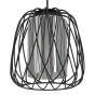 Κρεμαστό Φωτιστικό Μονόφωτο Πλέγμα D19,5cm 1xE27 Μέταλλο Μαύρο Eglo Floresta 99705