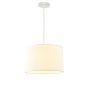 ΦΩΤΙΣΤΙΚΟ ΚΡΕΜΑΣΤΟ ΥΦΑΣΜΑ ΜΟΝΟΦΩΤΟ 1XΕ27 Max 15W Φ380XH1500mm ΛΕΥΚΟ ARTE ILLUMINA SOHO Eurolamp 144-33074