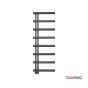 ΘΕΡΜ. ΠΕΤΣ/ΣΤΡΑ INOX ACCENT 138x50 BLACK BRUSHED PVD ACC13850-411