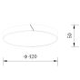 ΟΡΟΦΗΣ ΦΩΤΙΣΤΙΚΟ LED-ΠΛΑΦΟΝΙΕΡΑ-ΚΩΔ. AGLIO-40-WH Sun Light