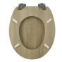 Καπάκι Λεκάνης NATUR από MDF Φυσικό 37x45.7x5.8cm AWD02181702  AWD02181702