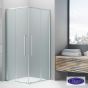 C.ENTRY DEVON ELLI 100x70 (97,5-99 x 67,5-69 εκ.) CLEAN-GLASS CHROME CL10070C-100