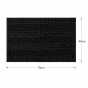 Πατάκι Μπάνιου Chenille 45x70cm Μαύρο MRShome DC-023001