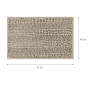 Πατάκι Μπάνιου Chenille 45x70cm Μπεζ MRShome DC-023003