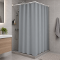 Κουρτίνα Μπάνιου 180x180cm PEVA Γκρι MRShome DC-025002