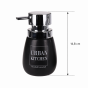 Δοχείο Κρεμοσάπουνου από Δολομίτη 300ml 8.5x8.5x14.8cm Black MRShome  DF-0061003