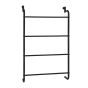 Κρεμάστρα Πόρτας Μεταλλική 44.5x15.5x73cm Black MRShome DF-0062000